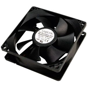 LogiLink - Fan101 - Ventilator - Zwart - 80 mm - 1 x