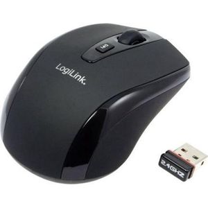 LogiLink ID0031 - Draadloze Muis - Zwart - USB Micro Dongle