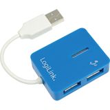 LogiLink USB Hub - 4 Poorten - Blauw