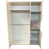 arthur berndt Jugendzimmer-Set ""Bente" Topseller, viel Stauraum", (Set, 5 tlg., Bett + 4 trg. Schrank + Schreibtisch + Standregal + Lowboard), komplettes Jugend- und Kinderzimmer, auch toll für kleinere Räume