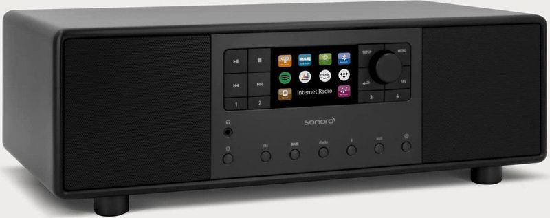 Sonoro - Primus - Stereo Internetradio - Zwart - DAB+ en Bluetooth