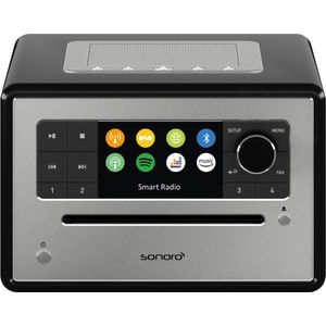 Sonoro - Elite X FM - DAB+ Internetradio - Zwart - Hifi Geluid