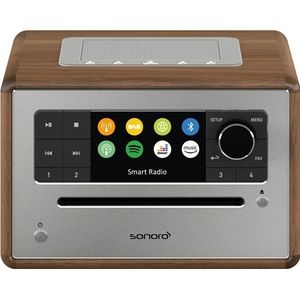 Sonoro Elite X -SO 911 Internet Radio met CD-Speler - walnoot
