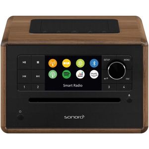 Sonoro Elite X -SO 911 Internet Radio met CD-Speler - Antraciet/Walnoot