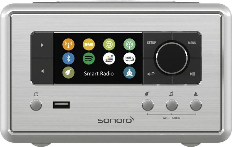 RELAX - Compacte Internetradio - Hout - WiFi - Bluetooth - FM/DAB+