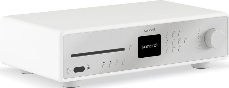 Sonoro - Maestro X - Smart Hi-Fi Receiver - Mat Wit / Zilver