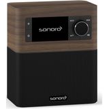 Sonoro - Stream - Radio - Zwart - Bruin - DAB+, Internet Radio, Bluetooth, WiFi