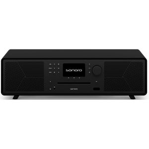 Sonoro - MEISTERSTUCK (Gen.2) - Hybride Radio - Zwart - Houten Behuizing