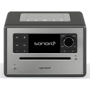 Sonoro - Elite - Radio - Grijs - DAB+ - Internet - FM - Bluetooth