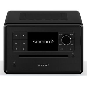 Sonoro - Elite - Radio - Zwart - DAB+ - Internet Radio - Bluetooth - WiFi
