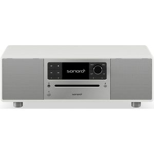 Sonoro - PRESTIGE (2025) - Hybride Radio - Wit - Houten Behuizing