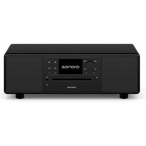 Sonoro - PRESTIGE (2025) - Hybride Radio - Zwart - Houten Behuizing