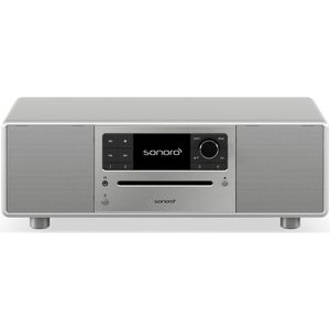 Sonoro - PRESTIGE (2025) - Hybride Radio - Zilver - 2-Weg Stereo met Subwoofer