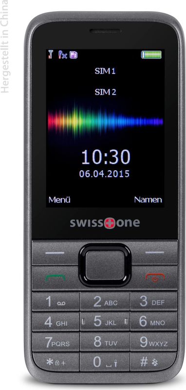 Swisstone - SC 560 - Mobiele Telefoon - Grijs - 2.40" Scherm - 1.30 Mpx Camera