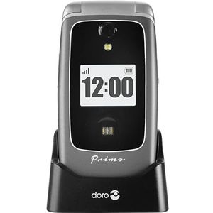 Doro Primo 418 2G (2.80"", 2000 MB, 3 Mpx, 2G), Sleutel mobiele telefoon, Grijs