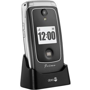 Doro - Primo 418 - Mobiele Telefoon - Zwart - Met Valdetectie en Noodoproepfunctie