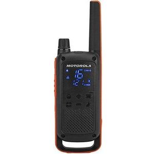 Motorola Talkabout T82 Quad Case Walkie-Talkies twee-weg radio 16 kanalen 446 - 446.2 MHz Zwart, Oranje