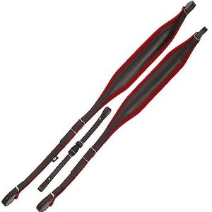 Rayzm Accordion Harness Belts, Adjustable Shoulder Straps Belts for Accordions, Thickened Synthetic Leather, 8cm Wide * 1cm Thick Soft Padding for Comfort Play
