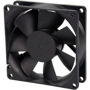 Titan ventilator (case fan) voor in de PC met dubbele kogellager - 80 x 80 x 25 mm