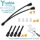 Titan - Kukri-Serie - Ventilator - Z-Axis Lager - PWM-Functie - 92 x 92 x 25 mm