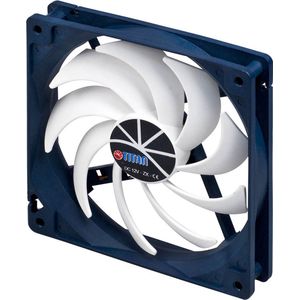 Titan Kukri-series ventilator (case fan) voor in de PC met Z-Axis lager en PWM-functie - 140 x 140 x 25 mm