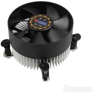 Titan - DC-155A915Z/R - CPU-koeler - Zwart - Grijs - Laag Profielontwerp