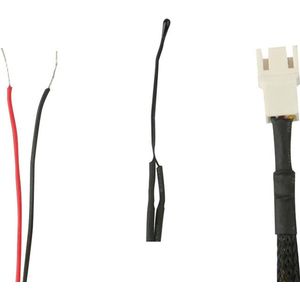 Titan TTC-SC09TZ(C) Universele Koeler Computerkoelingscomponent (140 mm, 1 x), PC ventilator, Zwart, Wit