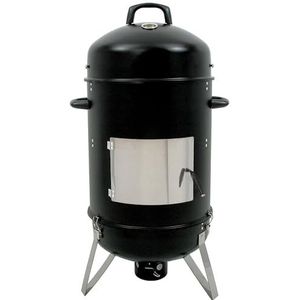 BBQ-Toro Hickory Rookton, 4-in-1 grillvat, rookgrill, watersmoker, rookoven, houtskoolgrill met deksel, houtskoolgrill