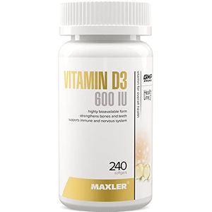 Maxler Vitamin D3 600IU (240 Softgels) Unflavoured