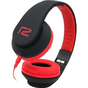 ready2music Inspiria (Bedraad), Koptelefoon, Rood, Zwart