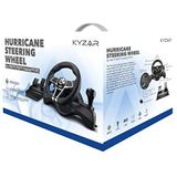 Kyzar - Hurricane Stuurwiel - Controller - Zwart - Voor PS3 PS4 Switch PC