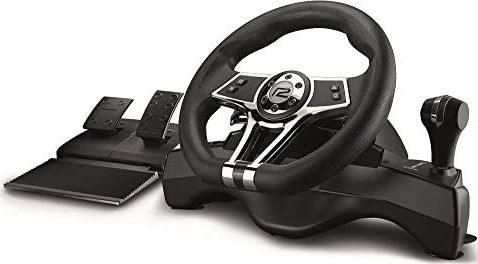 ready2gaming Hurricane Wheel Pro (PS4/PS3/PC/Switch) (PC, PS3, PS4, Switch), Controller, Zilver, Zwart