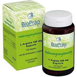 BioPräp L-Arginine 500mg capsules 120St.