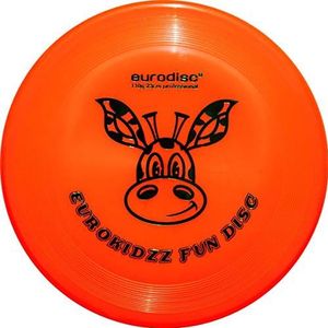 eurodisc Kidzz Giraffe Frisbee Unisex Youth, Oranje, 23 cm