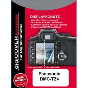 digiCOVER Premium LCD Screen Protection Film voor Panasonic DMC-TZ4
