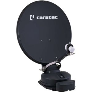 Caratec Smart D Sat Sat Antenne CASAT500S Twin LNB ready 50 cm grijs