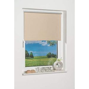 K-home Klemmfix Mini Verduisteringsrolgordijn, stof, beige, 50 x 150 cm