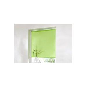 K-Home Klemmfix Mini verduisterend rolgordijn, stof, groen, 50 x 150 cm
