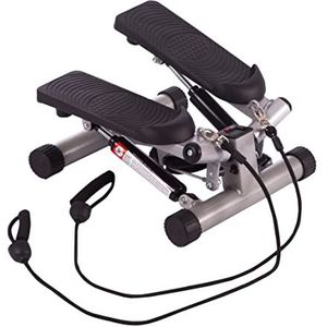 Ultrasport Swing Stepper, step apparaat voor thuis met trainingscomputer, up-down stepper voor beginners en gevorderden, kleine en compacte stepper, swing stepper voor been- en bilspiertraining