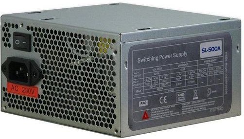 Inter-Tech SL-500A power supply unit 500 W 20+4 pin ATX ATX Grijs