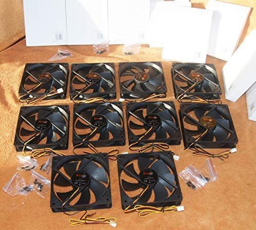 Intertech - Sinan F120-S - Kastventilator - Zwart - 120mm