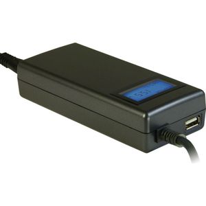 Inter-Tech NB-90U power adapter/inverter 90 W Black - Inter-Tech NB-90U, 90 W, 22 V, Black, 360 g, 30 x 56 x 13.1 mm