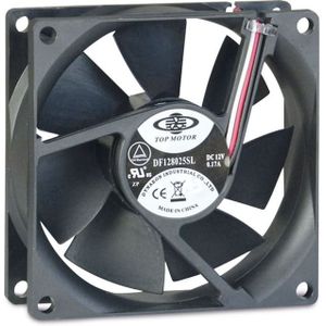 Intertech - Inter-Tech 88885181 - Computerkoelingscomponent - Ventilator - Zwart - 80 mm