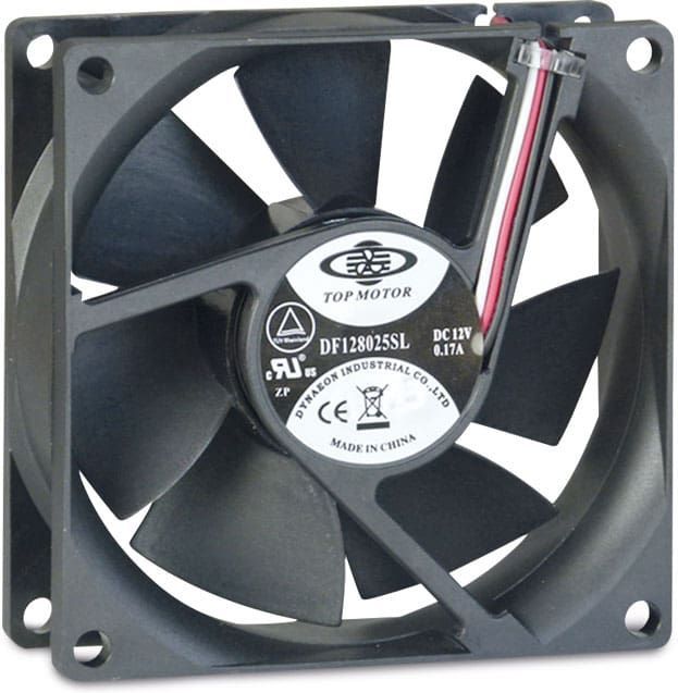 Intertech - Inter-Tech 88885181 - Computerkoelingscomponent - Ventilator - Zwart - 80 mm