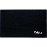 Intertech - Veloce GD-25612 - Harddisk Behuizing - Zwart - USB 3.0 - SATA 3Gb/s