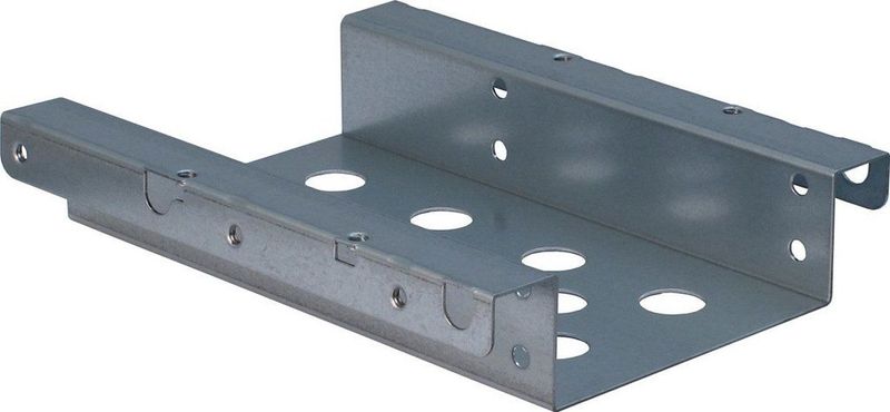 Inter-Tech - 88885245 - Inbouwframe voor 2.5 inch HDD/SSD - Zwart - Staal