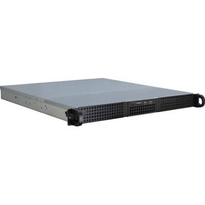 Intertech - IPC 1U-10248 - PC Behuizing - Zwart - 1U - 2x 5,25inch