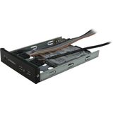 Intertech - IPC 2U-20240 - Serverbehuizing - Zwart - Staal