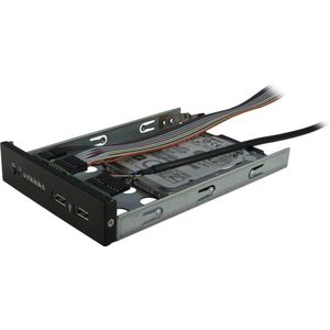 Intertech - IPC 2U-20240 - Serverbehuizing - Zwart - Staal