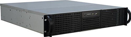 Intertech - IPC 2U-20248 - Server Behuizing - Zwart - Staal - Voor Maximaal 8 Harde Schijven